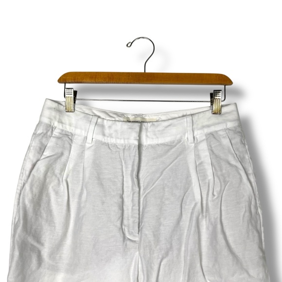 Wilfred by Artizia the Effortless Pant 10 CruiseLinen Lyocell White Chic Classic - Picture 8 of 16